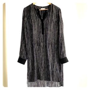 Vince Shift Dress. 100% Silk.